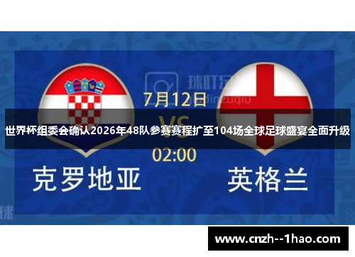 世界杯组委会确认2026年48队参赛赛程扩至104场全球足球盛宴全面升级